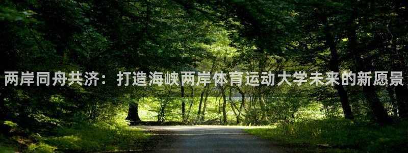 凯发官方正版app娱乐网站：两岸同舟共济：打造海峡两