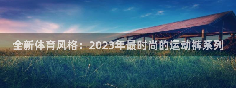 德国凯发官方正版app集团：全新体育风格：2023年
