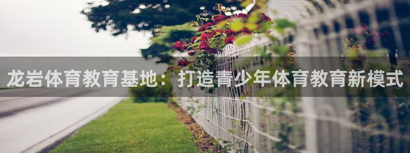 德国凯发官方正版app集团：龙岩体育教育基地：打造青少年体育