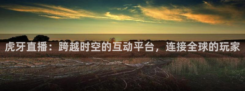 松鼠宝贝体育：虎牙直播：跨越时空的互动平台，连接全球的玩家